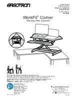 Ergotron WorkFit Corner User Manual предпросмотр