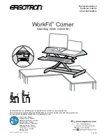 Preview for 14 page of Ergotron WorkFit Corner User Manual