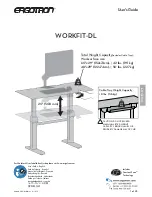 Preview for 1 page of Ergotron WORKFIT-DL User Manual