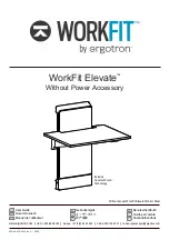 Ergotron WorkFit Elevate 24-804-S893 User Manual предпросмотр