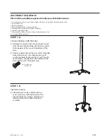 Предварительный просмотр 3 страницы Ergotron ZAH25CG/CG4 Assembly Instructions