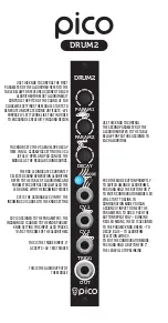 Preview for 2 page of Erica Synths Pico Drum2 Manual