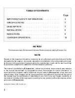 Preview for 2 page of Ericsson GE Monogram BML 161 53/20 Operator'S Manual