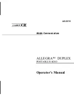 Ericsson Allegra Duplex Operator'S Manual предпросмотр