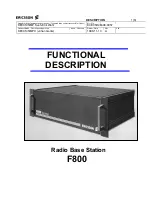 Предварительный просмотр 125 страницы Ericsson Base Station F800 Field Service Manual