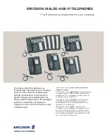 Предварительный просмотр 1 страницы Ericsson Dialog 4000 IP Brochure & Specs