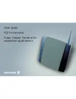 Ericsson F221m User Manual предпросмотр