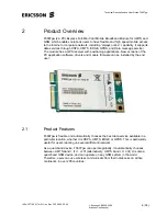 Предварительный просмотр 6 страницы Ericsson F3607gw User Manual