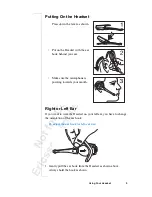 Предварительный просмотр 5 страницы Ericsson HBH-10 User Manual