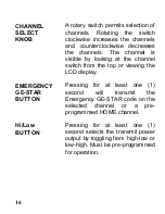 Предварительный просмотр 16 страницы Ericsson KH-500 Operator'S Manual