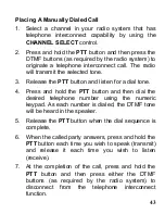 Предварительный просмотр 43 страницы Ericsson KH-500 Operator'S Manual