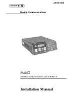 Preview for 1 page of Ericsson LBI-38610A FMD Installation Manual