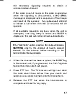 Предварительный просмотр 47 страницы Ericsson LZT-1872R1A Operator'S Manual