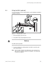 Предварительный просмотр 31 страницы Ericsson MINI-LINK AMM 1U-1 Installation Manual