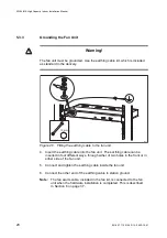 Предварительный просмотр 34 страницы Ericsson MINI-LINK AMM 1U-1 Installation Manual