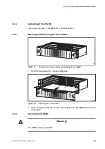 Предварительный просмотр 35 страницы Ericsson MINI-LINK AMM 1U-1 Installation Manual