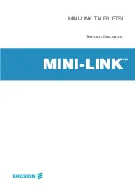 Предварительный просмотр 1 страницы Ericsson MINI-LINK TN R3 ETSI Technical Description