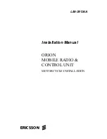 Ericsson ORION Installation Manual preview