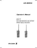 Ericsson PCS Operator'S Manual preview