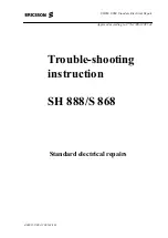 Preview for 1 page of Ericsson S868 Trouble-Shooting Instruction