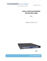 Предварительный просмотр 1 страницы Ericsson TANDBERG Television iPlex N20001 Installation Manual