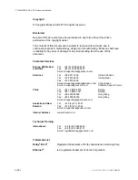 Preview for 2 page of Ericsson TT1222 User Manual