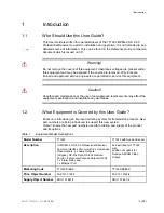 Preview for 5 page of Ericsson TT1222 User Manual