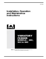 Eriez 46C Installation, Operation And Maintenance Instructions preview