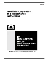 Preview for 1 page of Eriez DFA-10 Installation, Operation And Maintenance Instructions