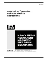 Preview for 1 page of Eriez HMDA Installation, Operation And Maintenance Instructions