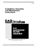 Preview for 1 page of Eriez HydroFlow 618 Installation, Operation And Maintenance Instructions