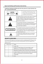 Preview for 4 page of ERISSON DVD-1140 Manual