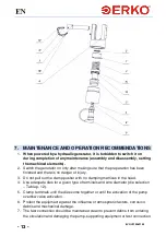 Предварительный просмотр 14 страницы ERKO GU120 Operation Manual