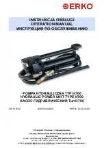 Предварительный просмотр 1 страницы ERKO H700 Operation Manual