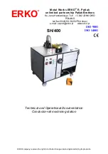 Preview for 1 page of ERKO SH/400 Technical And Operational Documentation