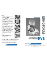 Предварительный просмотр 1 страницы erkodent RVEERKOFORM RVE Instructions