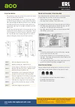 Предварительный просмотр 3 страницы ERL aco COMO PRO Installation And User Manual