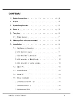 Preview for 3 page of Erma Electronic PCI 1389-S02 Instruction Manual