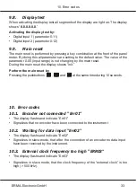 Предварительный просмотр 33 страницы Erma Electronic SSI 9006 Instruction Manual