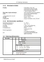 Предварительный просмотр 35 страницы Erma Electronic SSI 9006 Instruction Manual