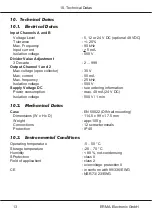 Предварительный просмотр 14 страницы ERMA FT 9004 Instruction Manual