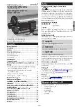 ermaf GP 120 Operating Instructions Manual предпросмотр