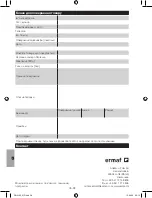 Preview for 224 page of ermaf RGA 100 ACU Operating Instructions Manual