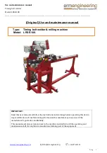 ermengineering LRSE-180 Use And Maintenance Manual preview