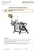 ermengineering LRWG-10 Use And Maintenance Manual preview