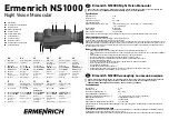 Preview for 1 page of ERMENRICH NS1000 User Manual