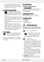 Preview for 12 page of Ernesto 107283 Operation And Safety Notes