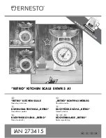 Preview for 1 page of Ernesto 273415 Operating Instructions Manual