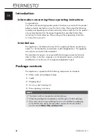 Preview for 5 page of Ernesto 273415 Operating Instructions Manual