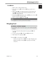 Preview for 8 page of Ernesto 273415 Operating Instructions Manual